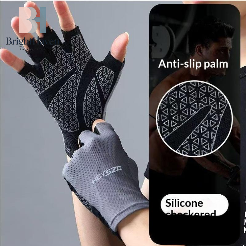 Cycling Glove Padded - Half Finger Cycling Gloves Men Women