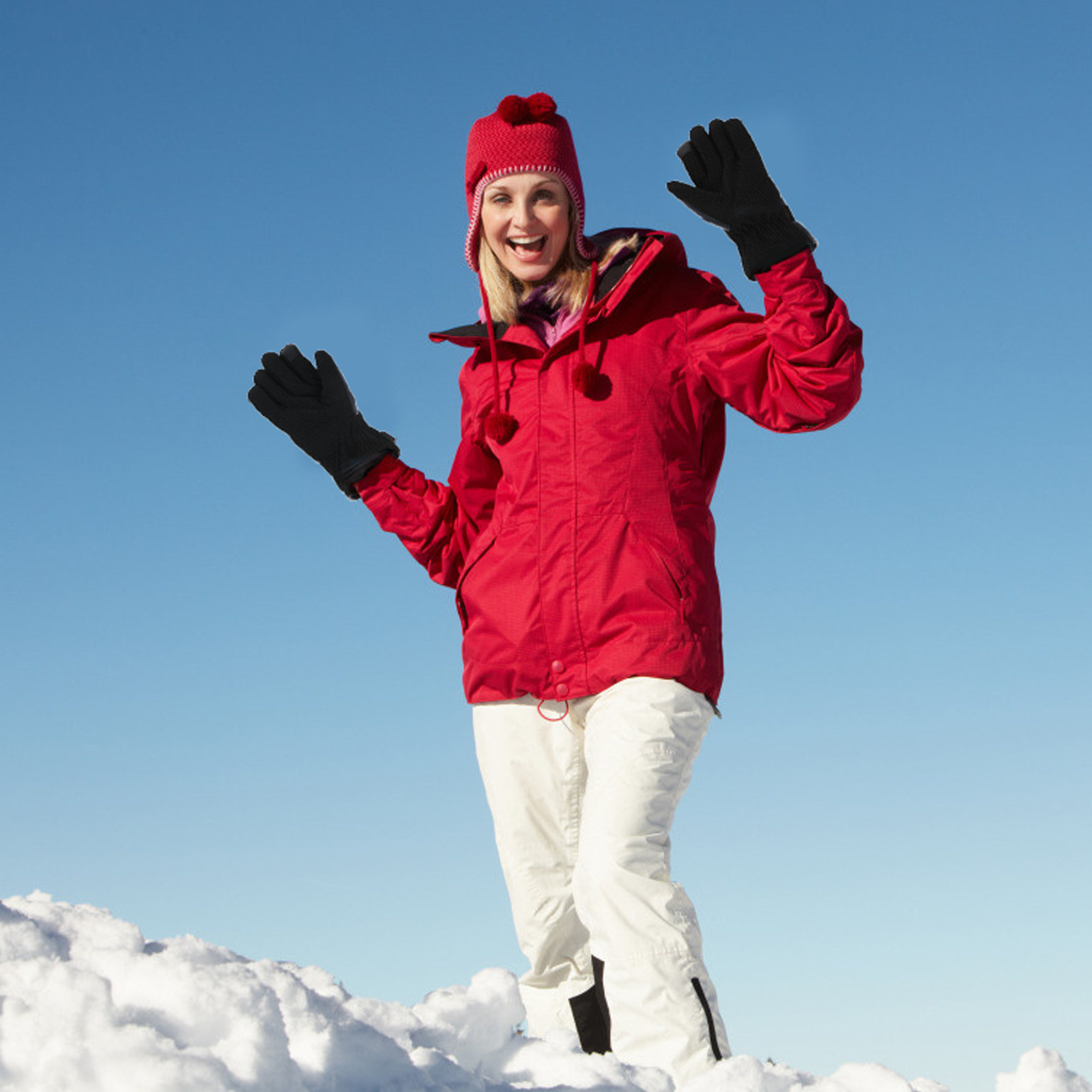 Winter Glove Insulated - 1Pair USB Rechargeable Heated Gloves Thermal