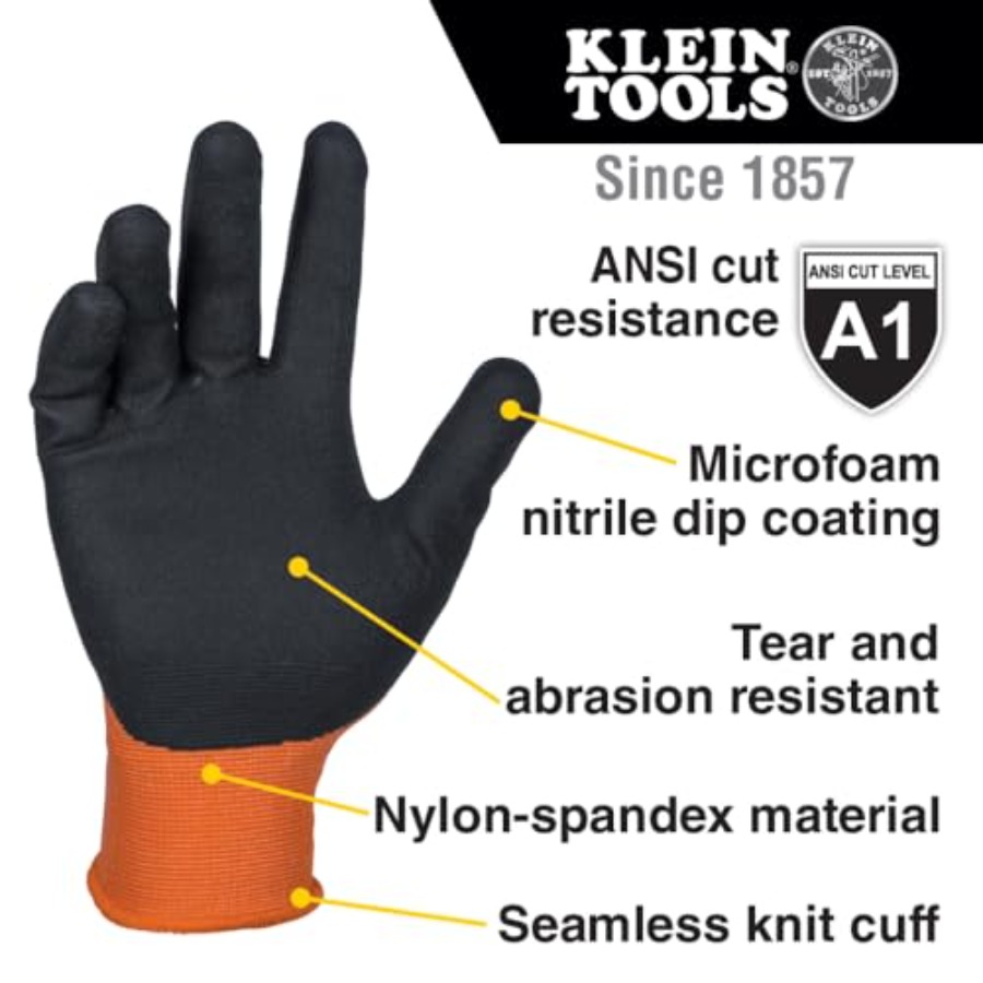 60581 Work Gloves, Knit Dipped - Cut Resistant Glove recensione e prezzo