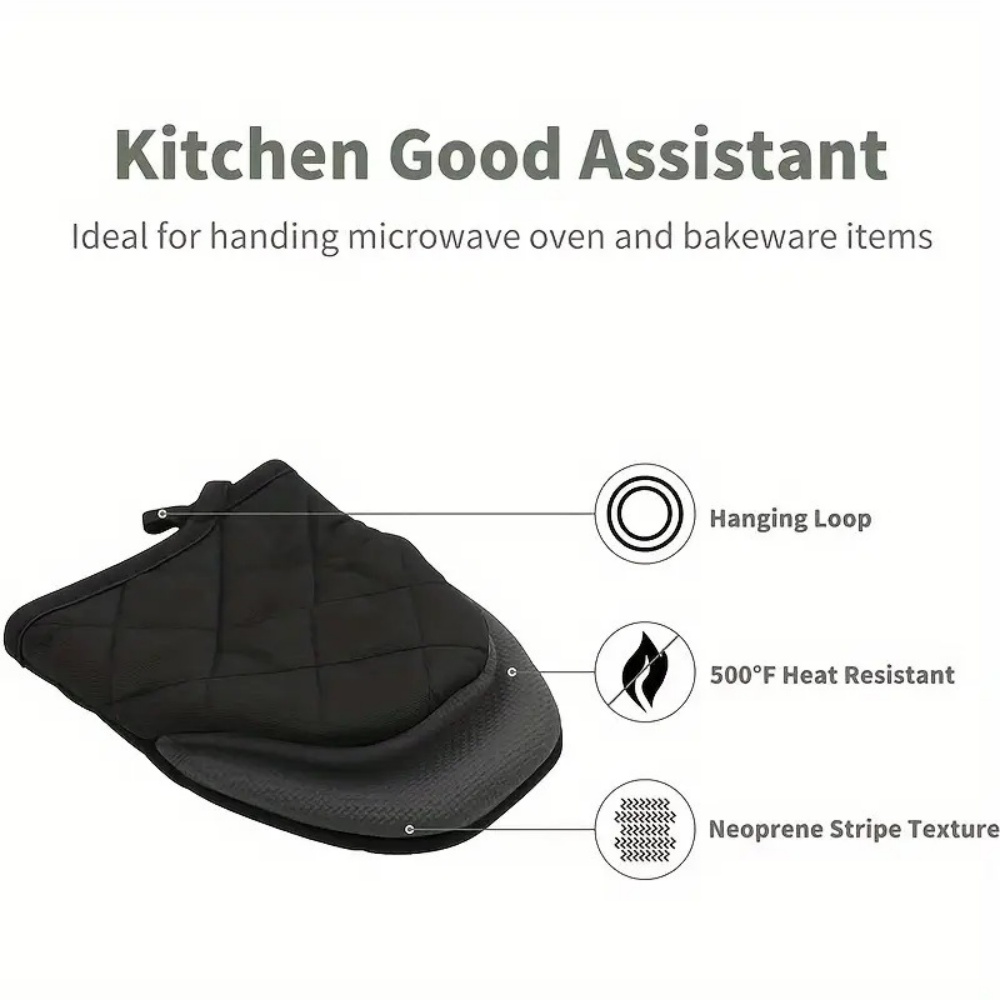 Oven Mitts 500°F Heat Resistan - Oven Mitt Silicone recensione e prezzo