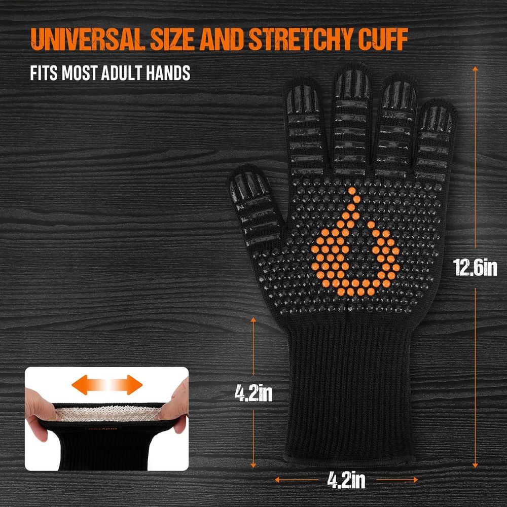 Heat Resistant Grill Gloves fo - Heat Resistant Glove recensione e prezzo