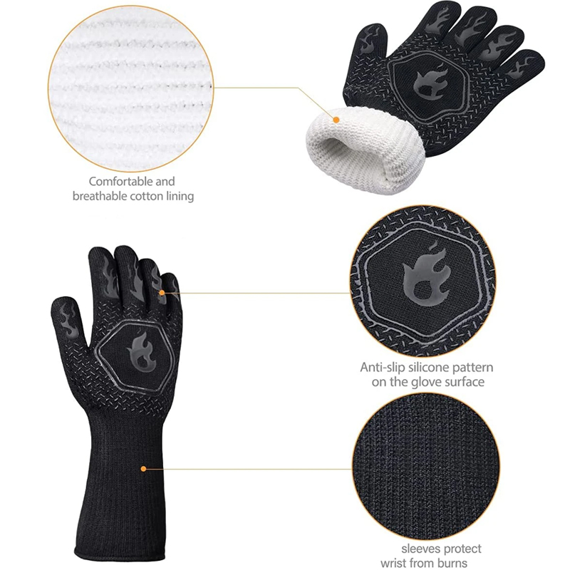 1 Pair Oven Gloves, Oven Mitts - Heat Resistant Glove recensione e prezzo