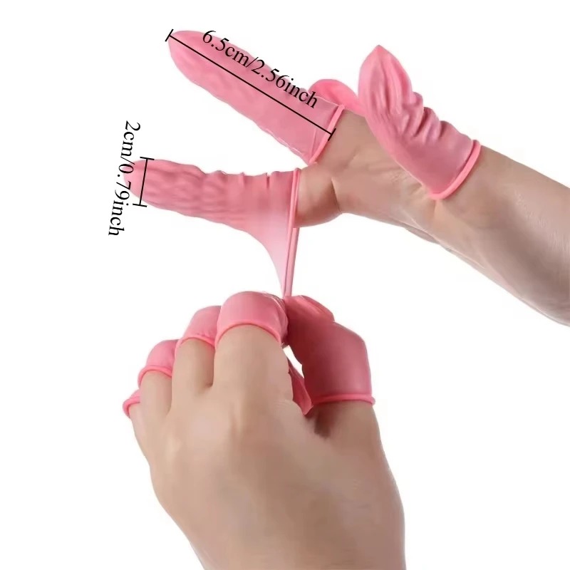 100/200PCS Disposable Finger C - Latex Disposable Glove recensione e prezzo