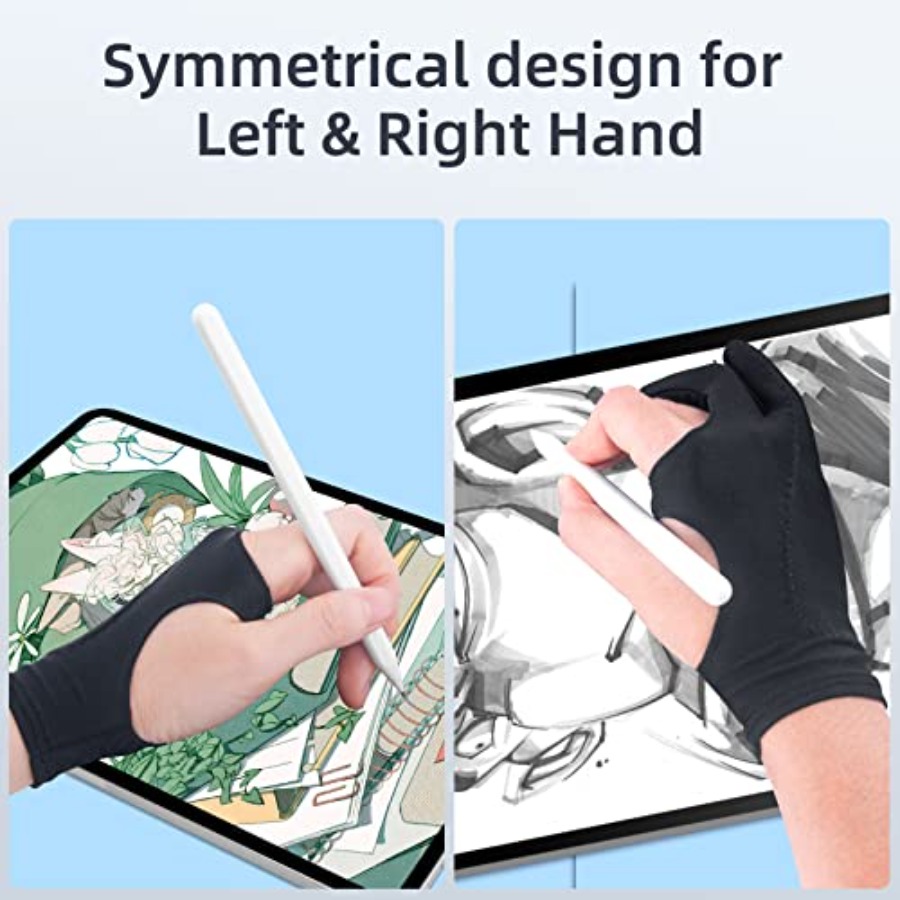 2-Pack Drawing Glove Palm Reje - Touchscreen Glove Capacitive recensione e prezzo