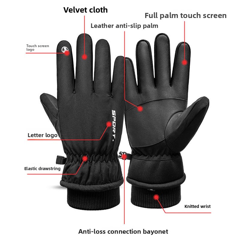 Winter Unisex Snowboard Ski Gl - Ski Glove Waterproof recensione e prezzo