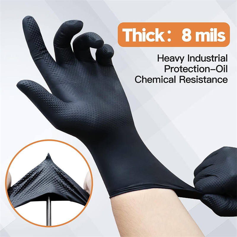 Black Nitrile Gloves Disposabl - Nitrile Mechanic Glove recensione e prezzo