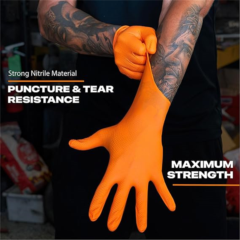 8mil Heavy Duty Industrial Ora - Nitrile Mechanic Glove recensione e prezzo