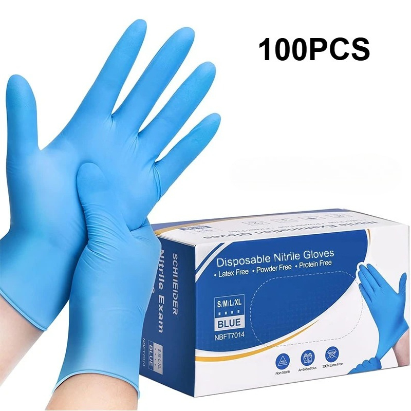 100PCS Blue Nitrile Disposable - Nitrile Mechanic Glove recensione e prezzo