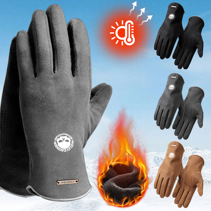 2pc Man Winter Warm Gloves For - Leather Driving Glove recensione e prezzo