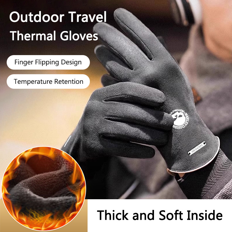 2pc Man Winter Warm Gloves For - Leather Driving Glove recensione e prezzo