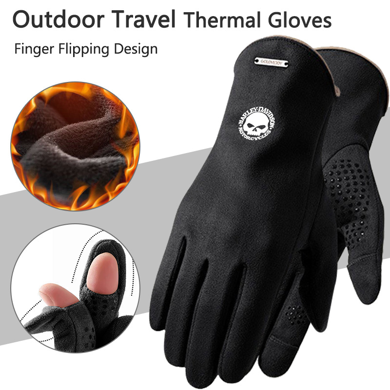 2pc Man Winter Warm Gloves For - Leather Driving Glove recensione e prezzo