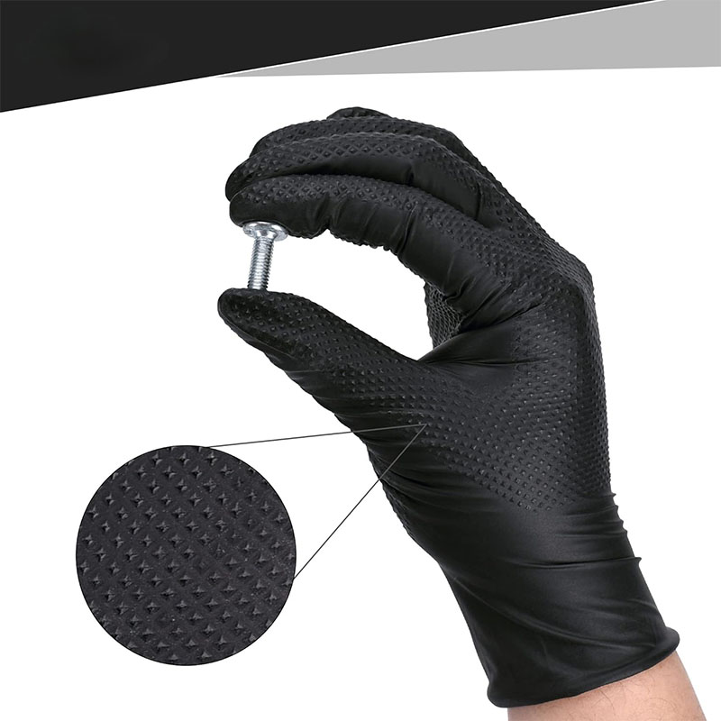 2-100PCS 8mil Heavy Duty Indus - Nitrile Mechanic Glove recensione e prezzo
