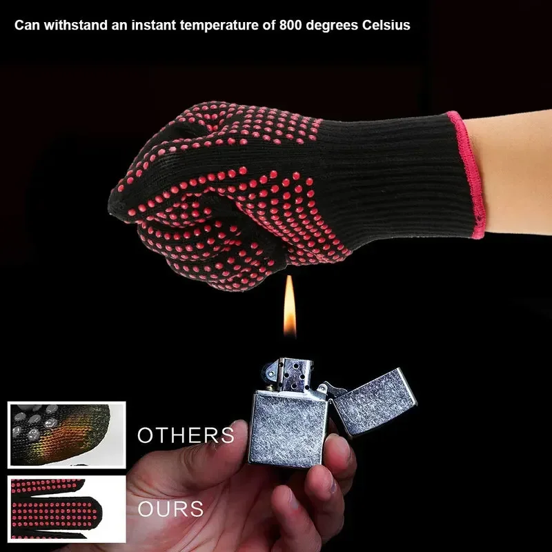 1 Pair Non-Slip Silicone BBQ G - Oven Mitt Silicone recensione e prezzo