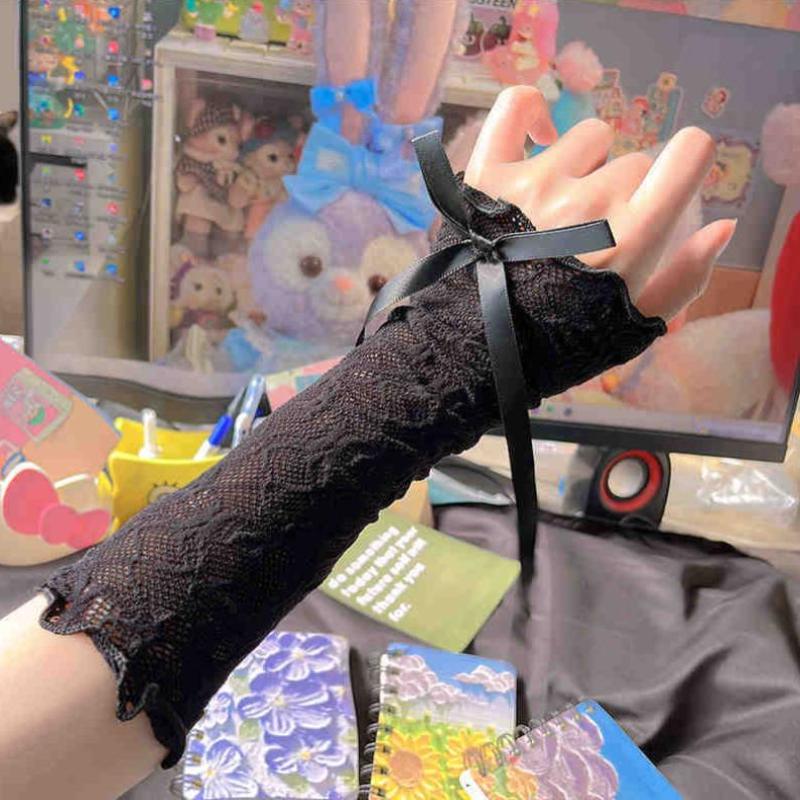 Women Gothic Mesh Fingerless G - Fingerless Glove Knit recensione e prezzo
