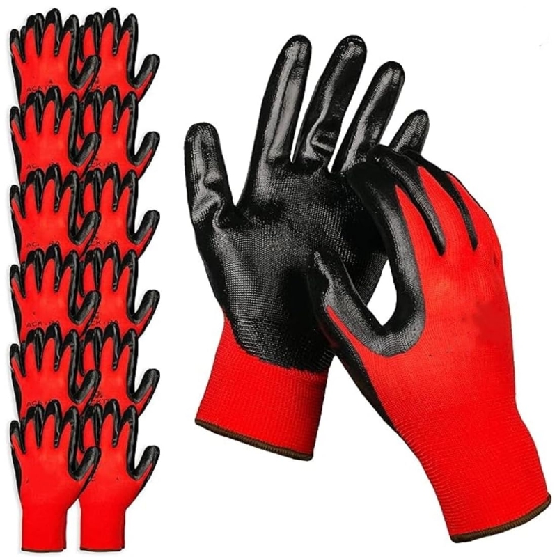 4/20PCS Nitrile Coated Safety  - Nitrile Mechanic Glove recensione e prezzo