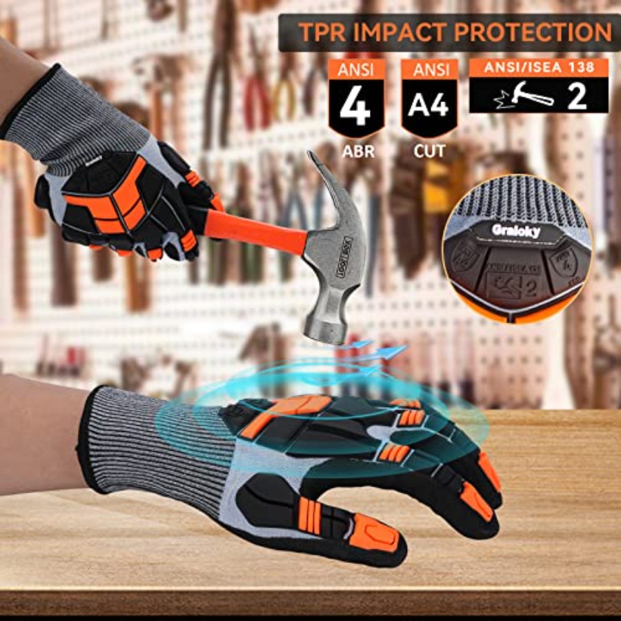 Safety Work Gloves with Impact - Work Glove Impact recensione e prezzo