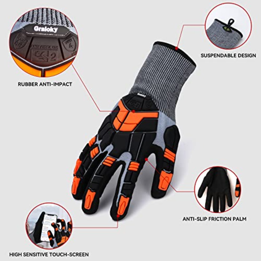 Safety Work Gloves with Impact - Work Glove Impact recensione e prezzo