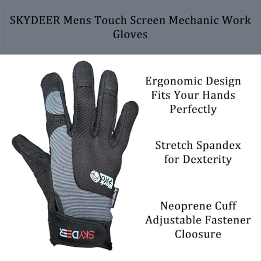 Touch Screen Leather Work Glov - Work Glove Impact recensione e prezzo