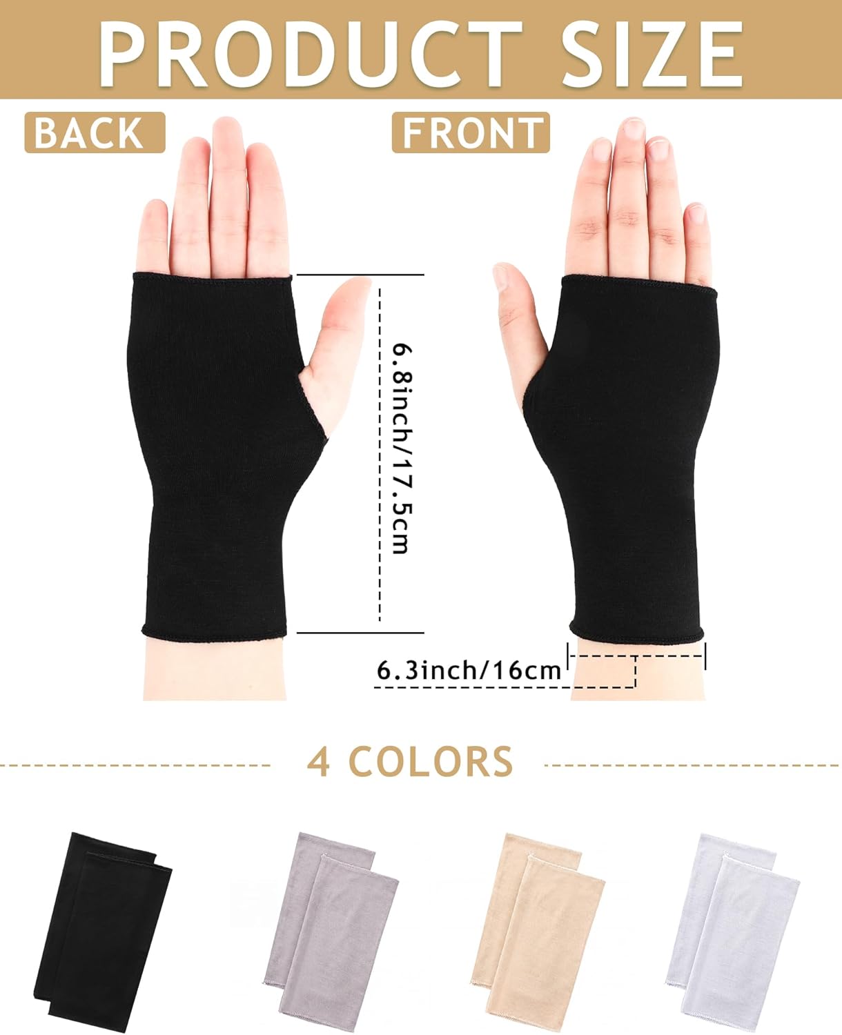 1 pair of sun protection glove - Fingerless Glove Knit recensione e prezzo