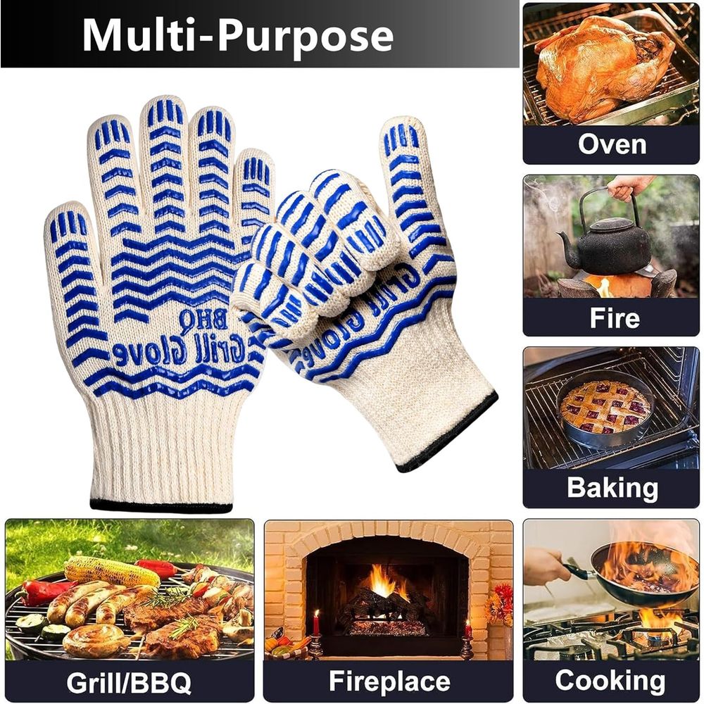 Heat Resistant Oven Gloves - B - Heat Resistant Glove recensione e prezzo