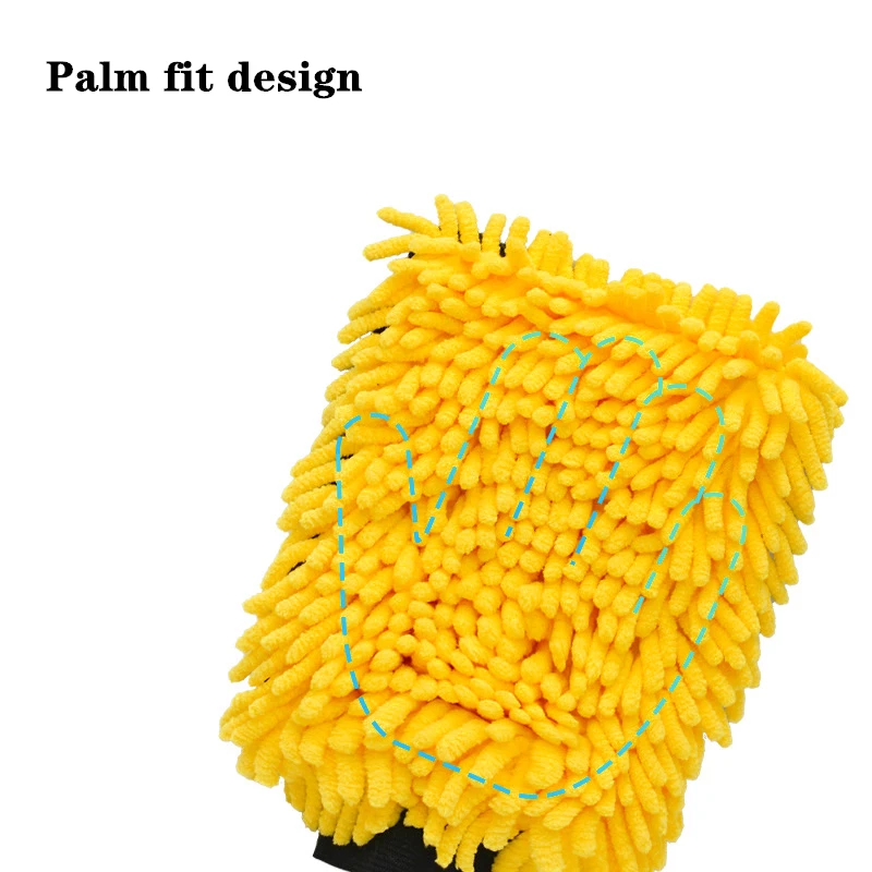 Large Microfiber Car Wash Mitt - Gardening Glove Waterproof recensione e prezzo