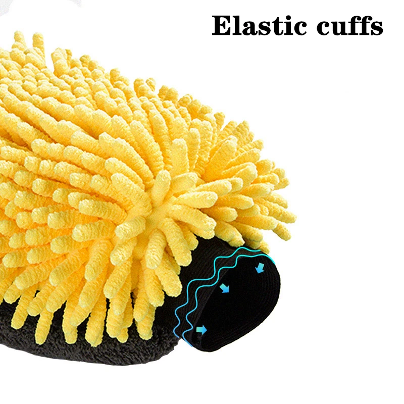Large Microfiber Car Wash Mitt - Gardening Glove Waterproof recensione e prezzo