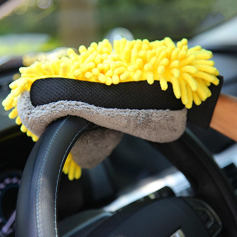 Large Microfiber Car Wash Mitt - Gardening Glove Waterproof recensione e prezzo