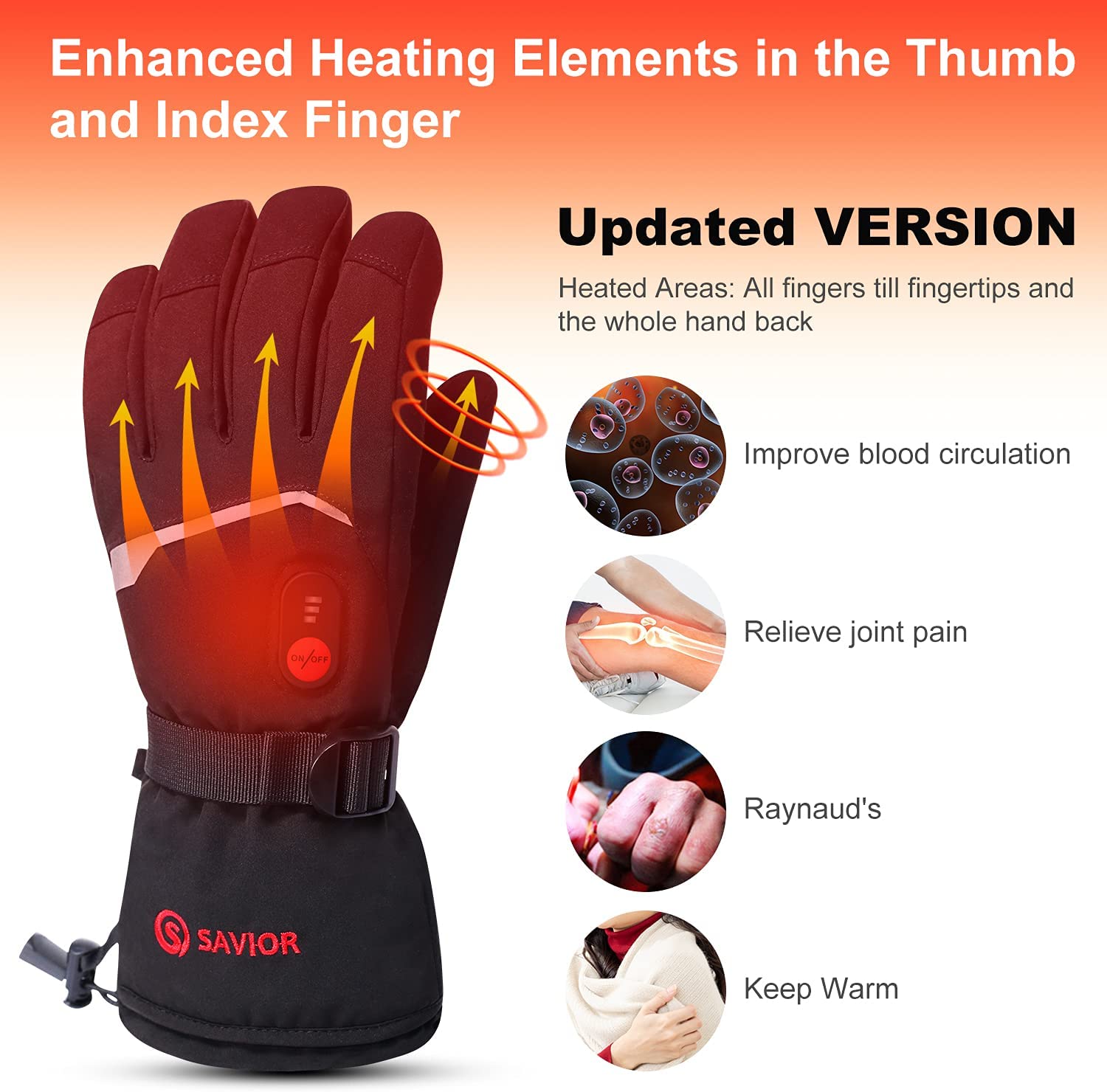 SNOW DEER Winter Heated Gloves - Heat Resistant Glove recensione e prezzo
