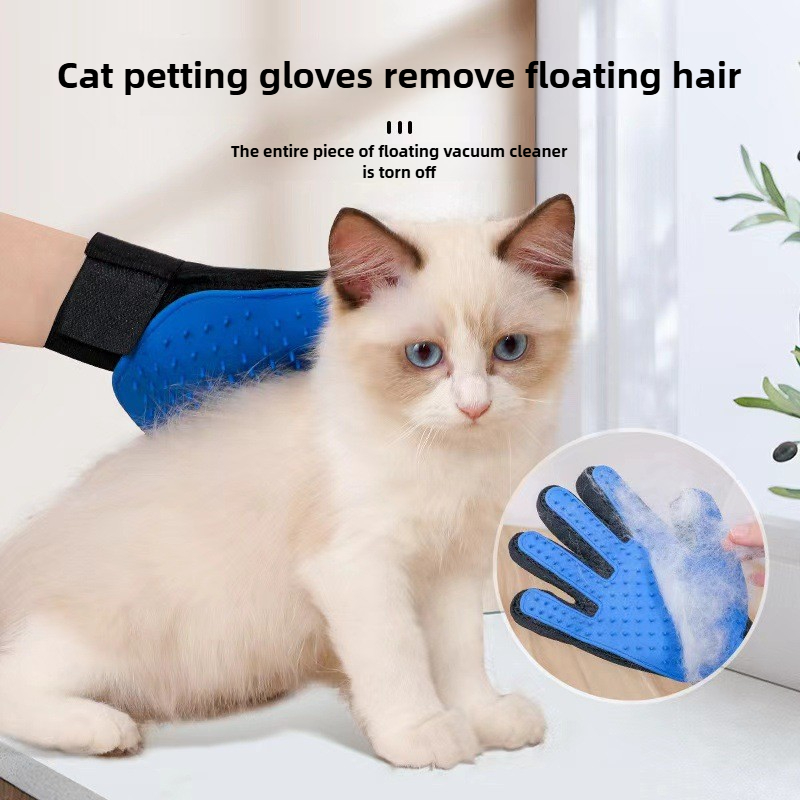 Cat Grooming Glove Pet Cat Com - Rubber Glove Cleaning recensione e prezzo