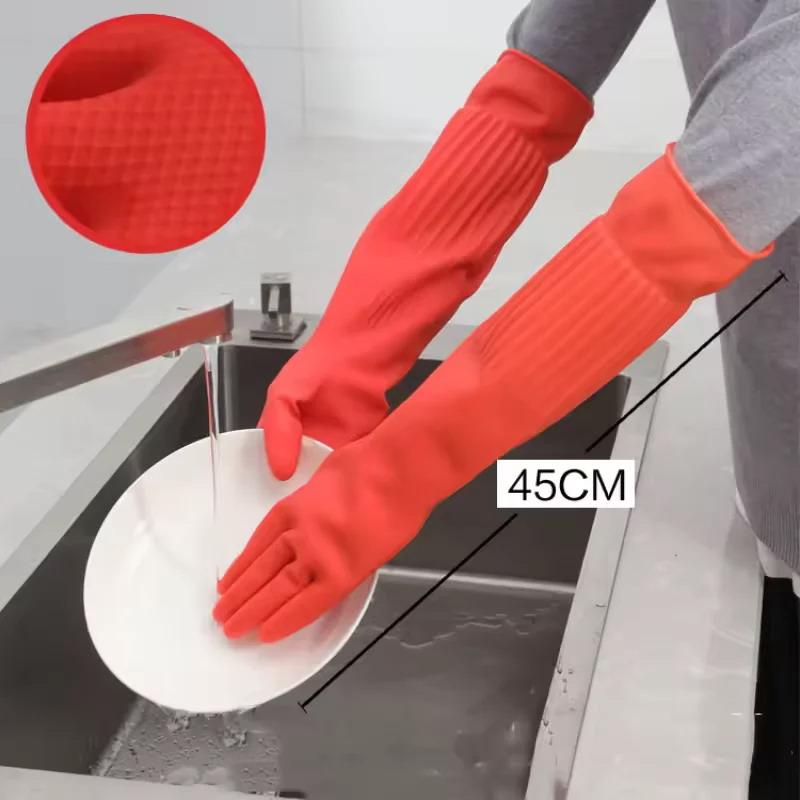 Long Reusable Rubber Dishwashi - Rubber Glove Cleaning recensione e prezzo