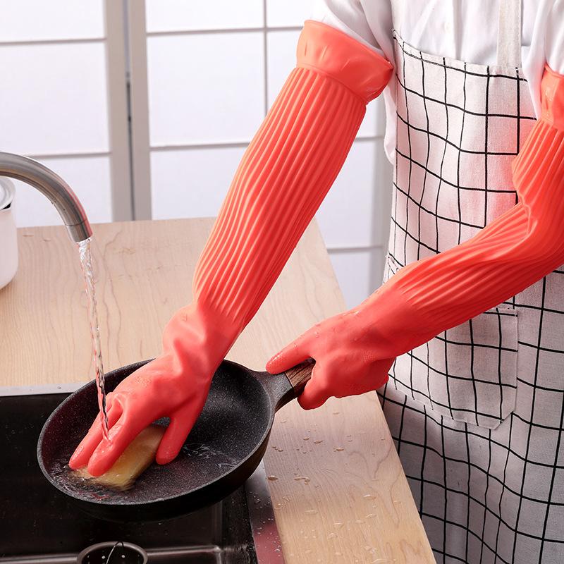 Long Reusable Rubber Dishwashi - Rubber Glove Cleaning recensione e prezzo