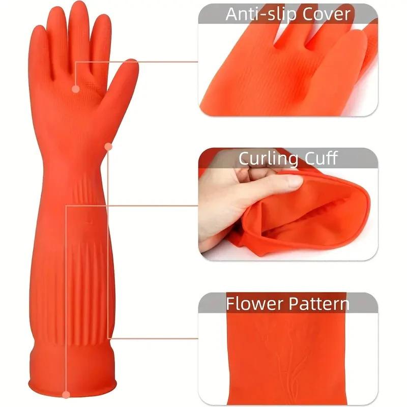 Long Reusable Rubber Dishwashi - Rubber Glove Cleaning recensione e prezzo