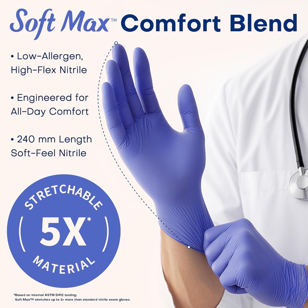Nitrile Exam Gloves, Powder-Fr - Exam Glove Nitrile recensione e prezzo