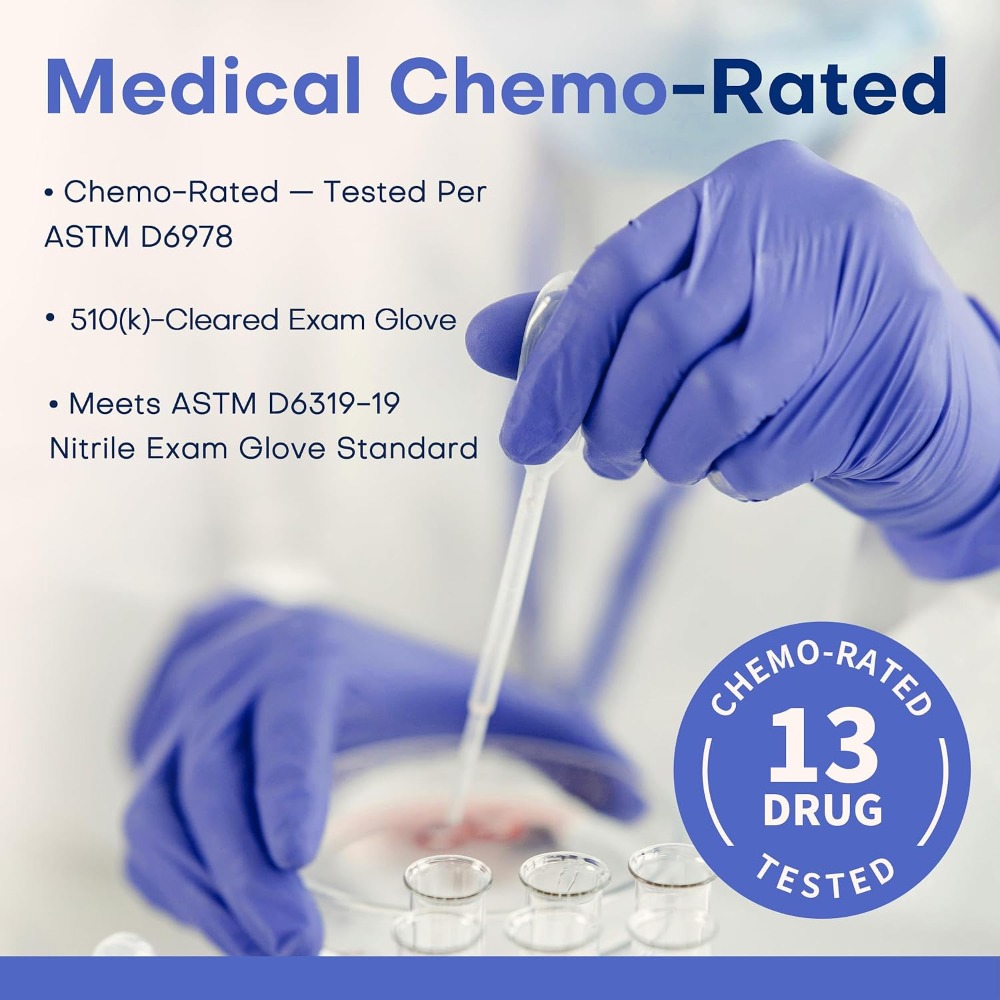 Nitrile Exam Gloves, Powder-Fr - Exam Glove Nitrile recensione e prezzo