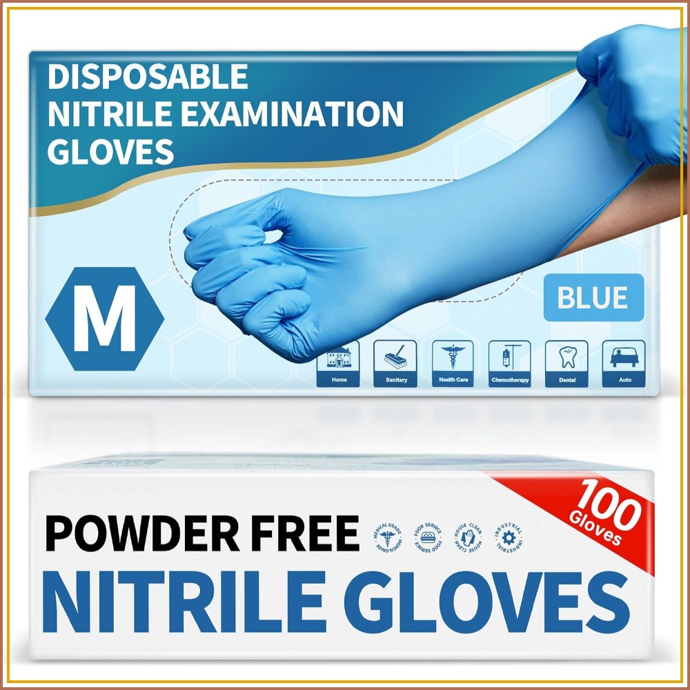 4 Mil Blue Nitrile Disposable  - Exam Glove Nitrile recensione e prezzo