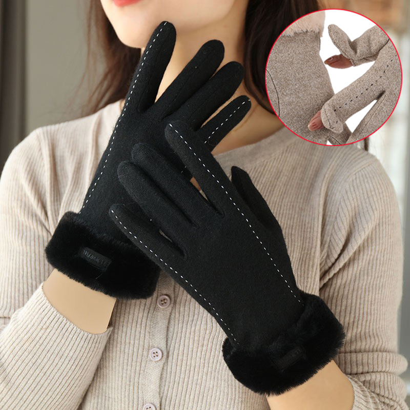 Women Winter Gloves Flip Top F - Wool Glove Lined recensione e prezzo