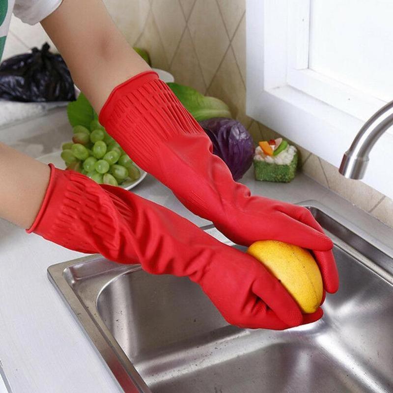 38cm Long Cuff Latex Rubber Gl - Dish Glove Rubber recensione e prezzo