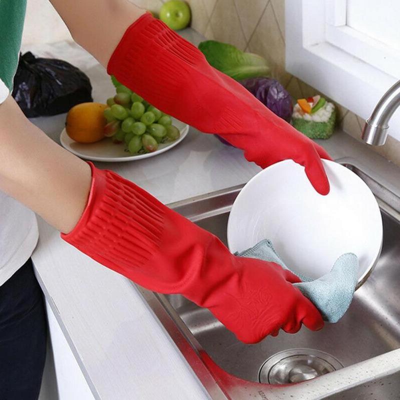 38cm Long Cuff Latex Rubber Gl - Dish Glove Rubber recensione e prezzo