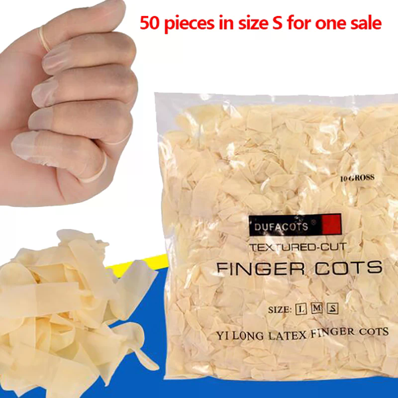 50pcs Disposable Latex Finger  - Latex Disposable Glove recensione e prezzo