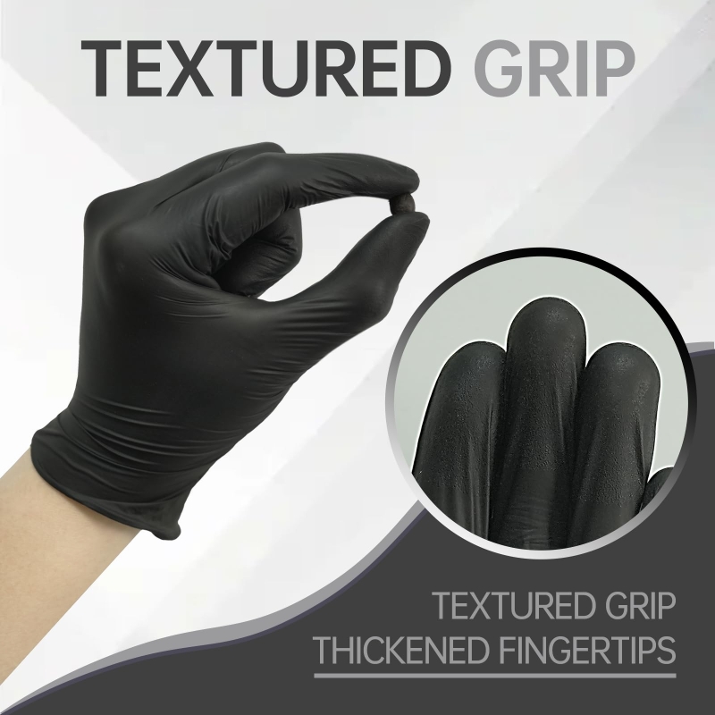 100PCS Black Nitrile Gloves Di - Nitrile Mechanic Glove recensione e prezzo