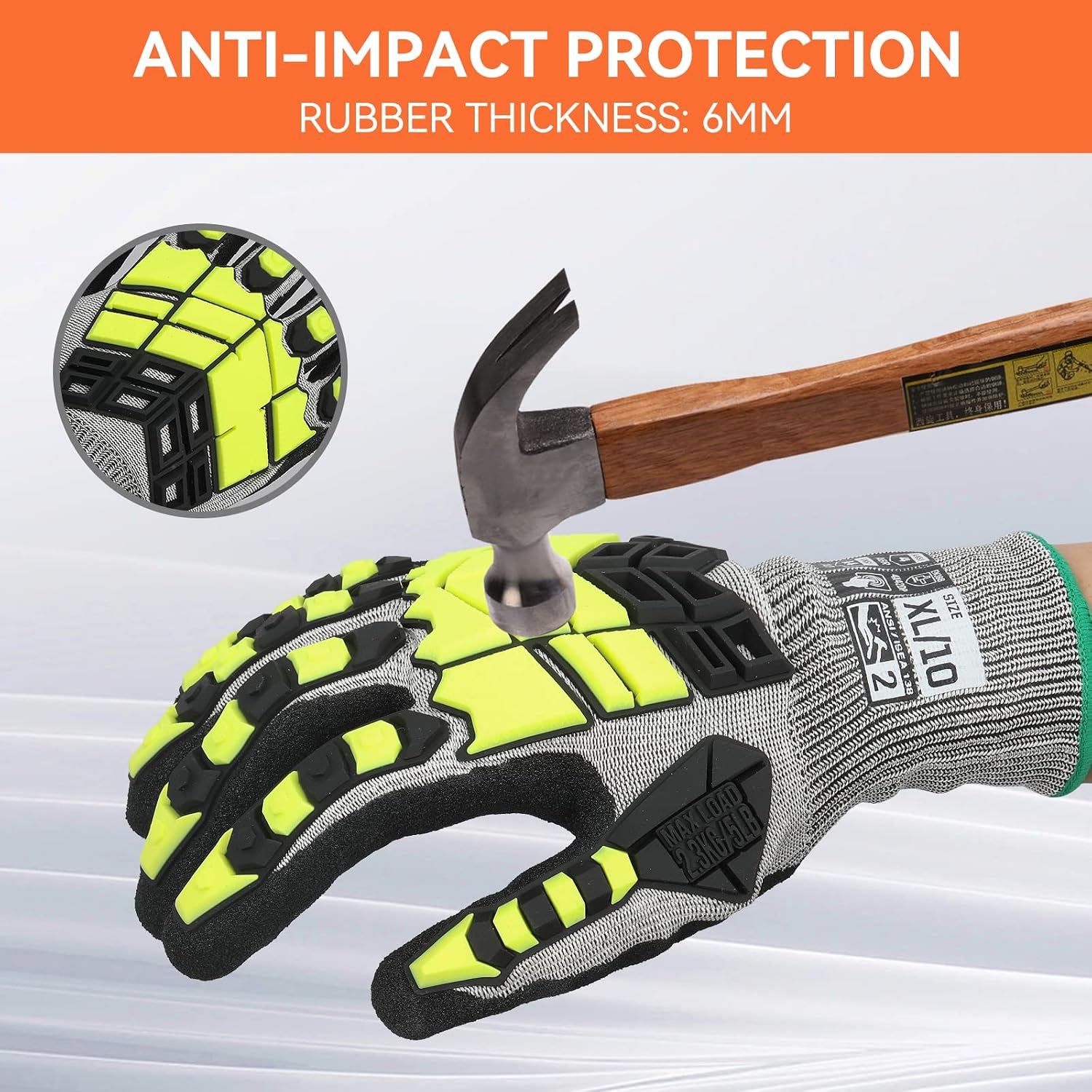 Cut Resistant Impact Gloves, A - Work Glove Impact recensione e prezzo