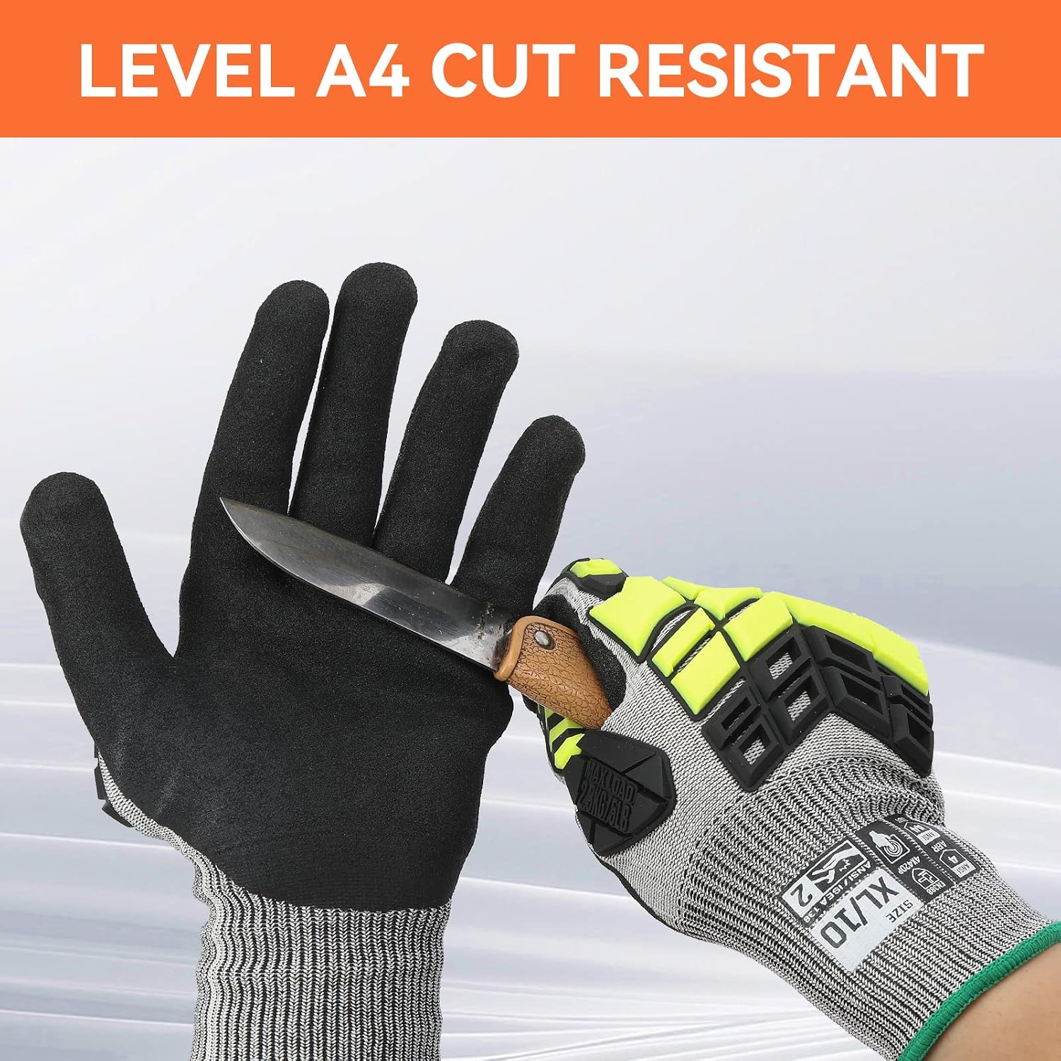 Cut Resistant Impact Gloves, A - Work Glove Impact recensione e prezzo