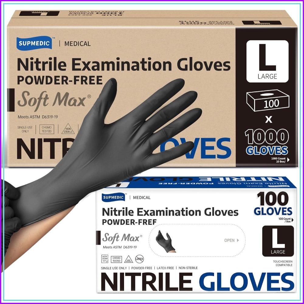 Nitrile Exam Gloves, 1000Pcs L - Exam Glove Nitrile recensione e prezzo